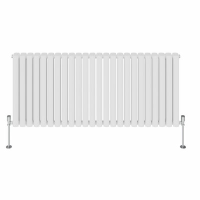 Right Radiators Horizontal Double Oval Column Rads Designer Radiator ...