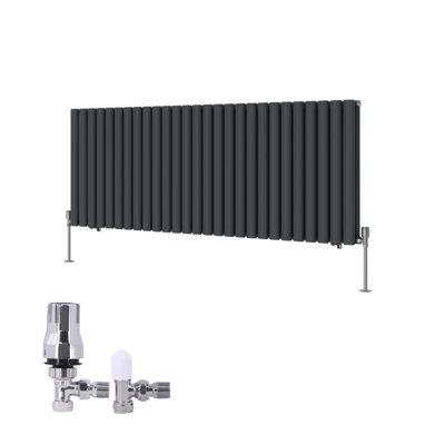 Right Radiators Horizontal Double Oval Column Rads Designer Radiator ...