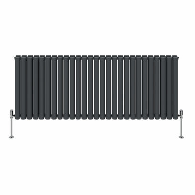 Right Radiators Horizontal Double Oval Column Rads Designer Radiator ...