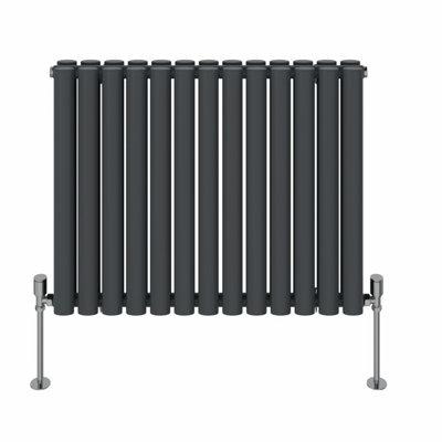 Right Radiators Horizontal Double Oval Column Rads Designer Radiator ...
