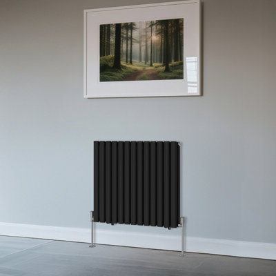 Right Radiators Horizontal Double Oval Column Rads Designer Radiator ...