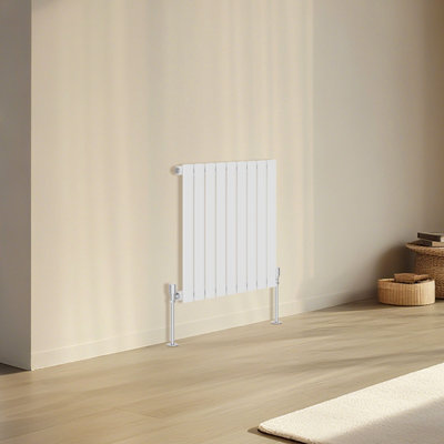 Right Radiators Horizontal Single Flat Panel Rads Designer Radiator 600x612mm White