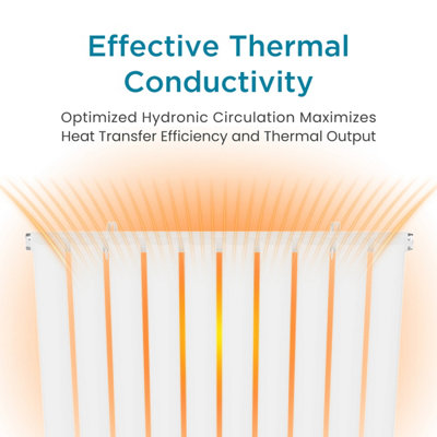Right Radiators Horizontal Single Oval Column Rads Designer Radiator ...