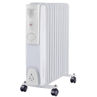 Right Radiators Oil Filled Radiator 11 Fin 2500W Electric Portable ...