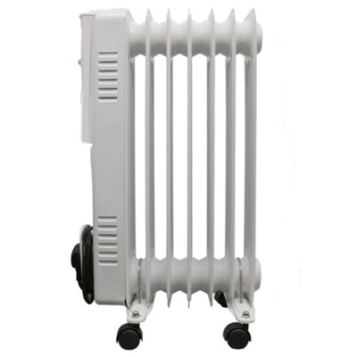 Right Radiators Oil Filled Radiator 7 Fin 1500W Portable Electric ...