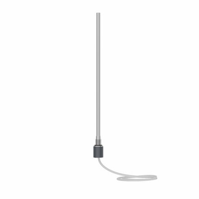 Right Radiators Prefilled Electric Flat Panel Heated Towel Rail Bathroom Ladder Warmer Rads - Anthracite 650x500 mm