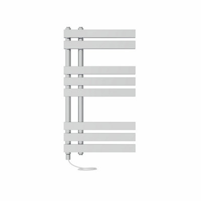Right Radiators Prefilled Electric Heated Towel Rail D-shape Ladder Warmer Rads - 800x450mm Chrome Price Comparisons | Compare The Build