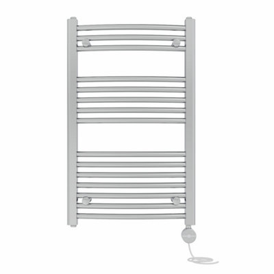 Right Radiators Prefilled Thermostatic Electric Heated Towel Rail ...