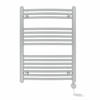 Right Radiators Prefilled Thermostatic Electric Heated Towel Rail ...