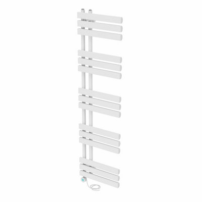 Right Radiators Prefilled Thermostatic Electric Heated Towel Rail D ...