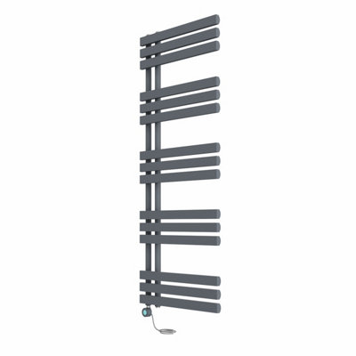 Right Radiators Prefilled Thermostatic Electric Heated Towel Rail D ...