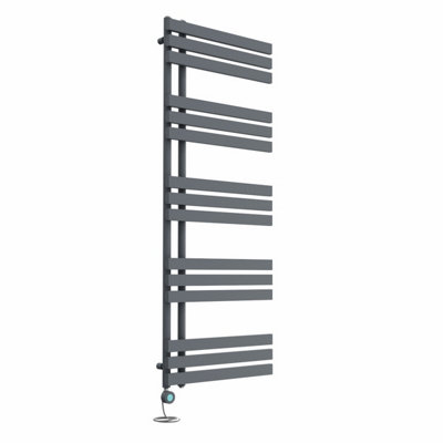 Right Radiators Prefilled Thermostatic Electric Heated Towel Rail D ...
