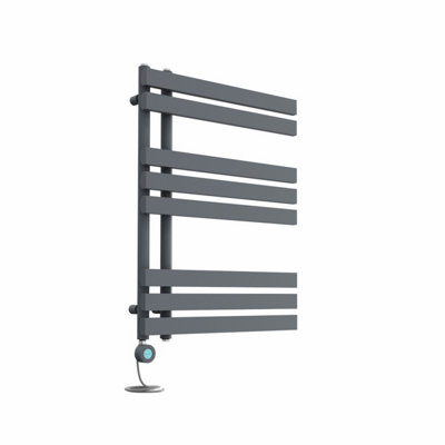 Right Radiators Prefilled Thermostatic Electric Heated Towel Rail D ...