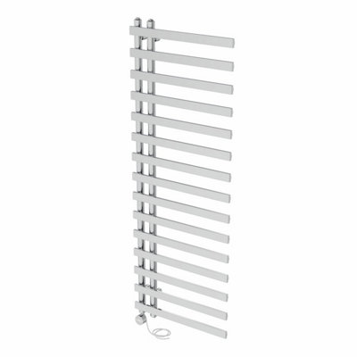 Right Radiators Prefilled Thermostatic Electric Heated Towel Rail ...