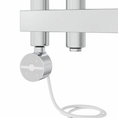 Right Radiators Prefilled Thermostatic Electric Heated Towel Rail ...