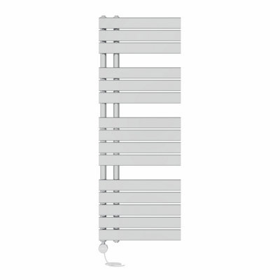 Right Radiators Prefilled Thermostatic Electric Heated Towel Rail Flat