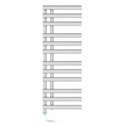 Right Radiators Prefilled Thermostatic Electric Heated Towel Rail Oval Column Ladder Warmer Rads - 1200x450mm Chrome Price Comparisons | Compare The Build