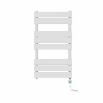 Right Radiators Prefilled Thermostatic WiFi Electric Heated Towel Rail ...