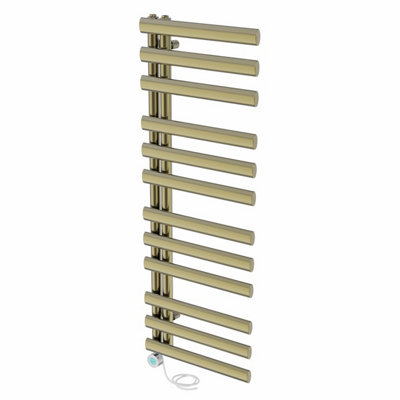 Right Radiators Prefilled Thermostatic WiFi Electric Heated Towel Rail ...