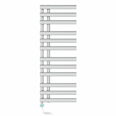 Right Radiators Prefilled Thermostatic WiFi Electric Heated Towel Rail Oval Column Ladder Warmer - 1200x450mm Chrome Price Comparisons | Compare The Build