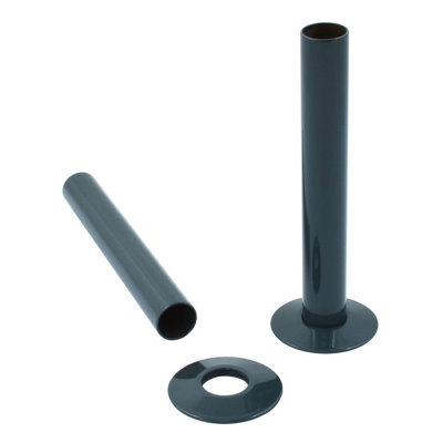 Right Radiators Radiator Pipes and Collars Easy Fit Packs 180mm Pipes ...