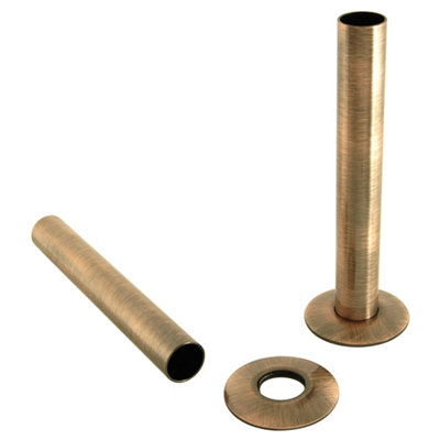 Right Radiators Radiator Pipes and Collars Easy Fit Packs 180mm Pipes ...