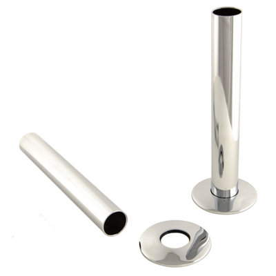 Right Radiators Radiator Pipes and Collars Easy Fit Packs 180mm Pipes ...