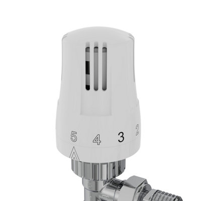 Right Radiators Thermostatic Angled TRV & Lockshield Radiator Valves ...