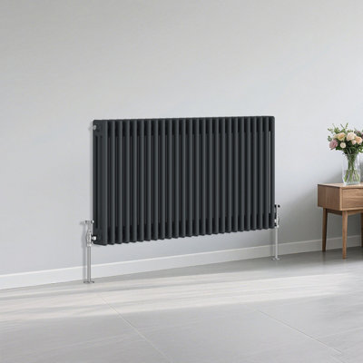Right Radiators Traditional 3 Column Radiator Horizontal Heating Cast ...