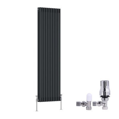 Right Radiators Traditional 3 Column Radiator Vertical Cast Iron Style ...