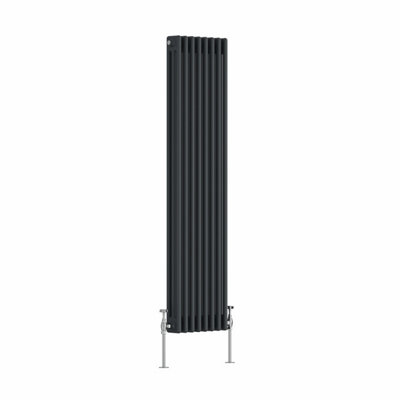RIGHT RADIATORS TRADITIONAL 3 COLUMN RADIATOR VERTICAL HEATING CAST ...