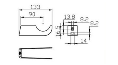 Right Radiators Traditional 4 Column Radiator Fittings Set Wall Mounting Kit White