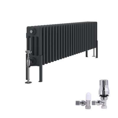 Right Radiators Traditional 4 Column Radiator Horizontal Cast Iron ...