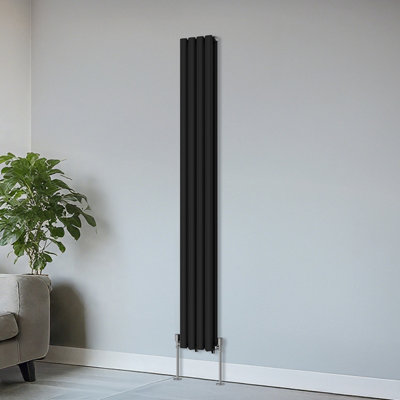 Right Radiators Vertical Double Oval Column Rads Designer Radiator ...