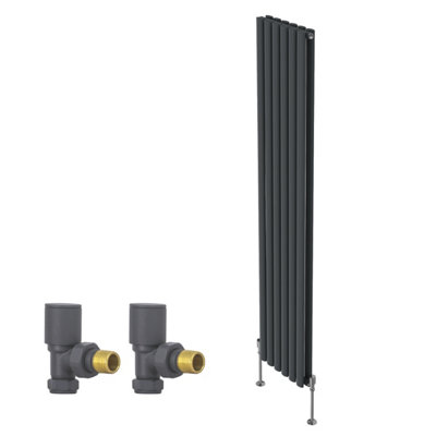 Right Radiators Vertical Double Oval Column Rads Designer Radiator ...
