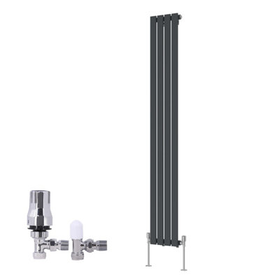 Right Radiators Vertical Single Flat Panel Rads Designer Radiator ...