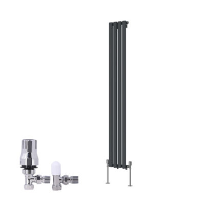Right Radiators Vertical Single Oval Column Rads Designer Radiator ...