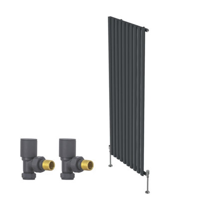 Right Radiators Vertical Single Oval Column Rads Designer Radiator ...