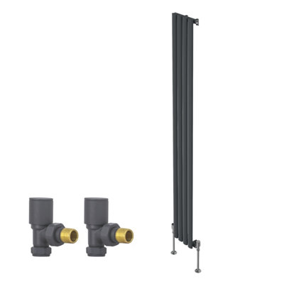 Right Radiators Vertical Single Oval Column Rads Designer Radiator ...