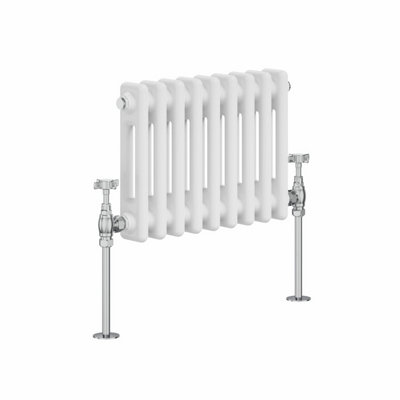 Right Radiators White Traditional 2 Column Radiator Horizontal Cast ...