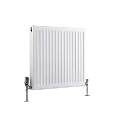 Right Radiators White Type 21 Double Panel Single Convector Radiator Central Heating Rad - (H)600 x (W)600mm