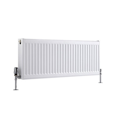 Right Radiators White Type 22 Double Panel Double Convector Radiator Central Heating Rad - (H)400 x (W)1000mm