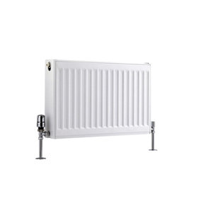 Right Radiators White Type 22 Double Panel Double Convector Radiator Central Heating Rad - (H)400 x (W)600mm