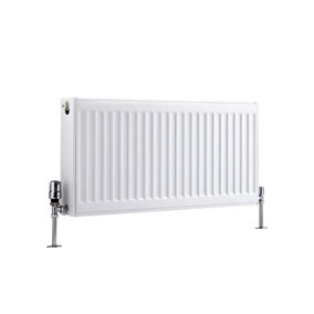 Right Radiators White Type 22 Double Panel Double Convector Radiator Central Heating Rad - (H)400 x (W)800mm