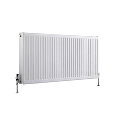 Right Radiators White Type 22 Double Panel Double Convector Radiator Central Heating Rad - (H)600 x (W)1200mm