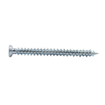 RIKA Concrete Frame Screw 7.5 x 82mm 100pk BZP Torx-drive T30 Head Self ...