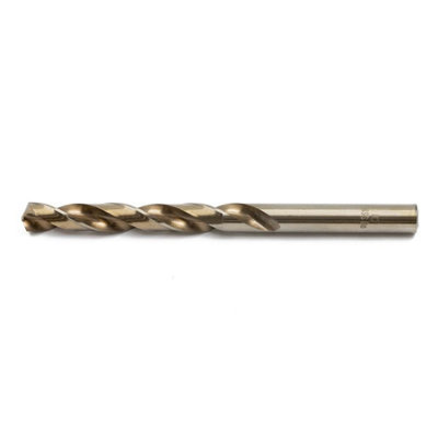 RIKA HSS Cobalt Drill Bit 10.0 x 133mm 5pk Hi Performance Hard Steel Drilling