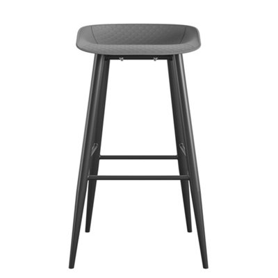 Riley Barstool in Charcoal, 2 pieces