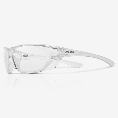 RILEY Fresna Anti Fog Polycarbonate Safety Glasses with Clear Lens