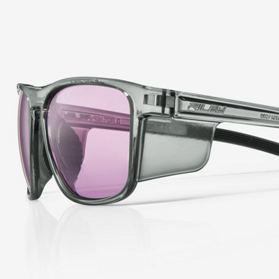 RILEY Navigator X Smoked Frame Safety Sunglasses with HD Lens